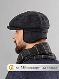 Восьмиклинка с ушками, из пальтовой ткани