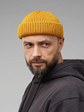 Шапка вязаная жёлтая