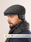 Кепка реглан из пальтовой ткани