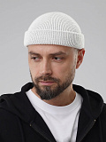 Шапка вязаная белая