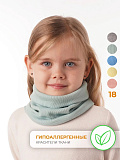 Снуд трикотажный бирюзовый