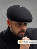 Пятиклинка из пальтовой ткани чёрная