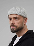 Шапка вязаная серая