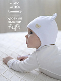 Шапка трикотажная белая
