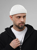 Шапка вязаная белая