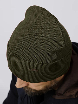 Шапка вязаная хаки