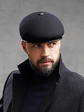 Пятиклинка из пальтовой ткани чёрная