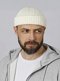 Шапка вязаная белая