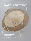 Панама летняя бежевая