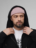 Шапка вязаная розовая