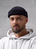 Шапка вязаная чёрная
