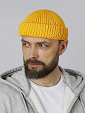 Шапка вязаная жёлтая