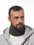Снуд трикотажный зелёный